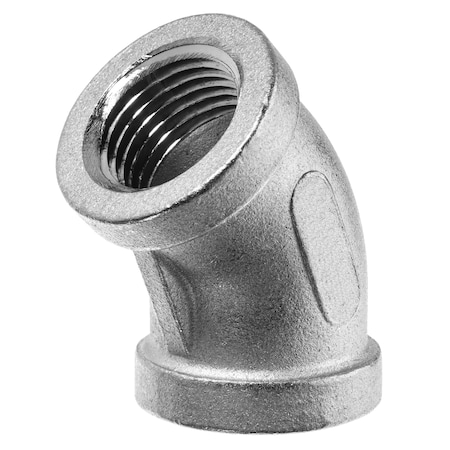 Pipe Fitting - 316SS - Class 150 - 45 Degree Elbow - 2 FNPT